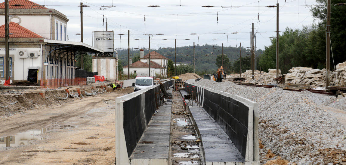 Visita às obras em curso LBA  - Santa Comba Dão