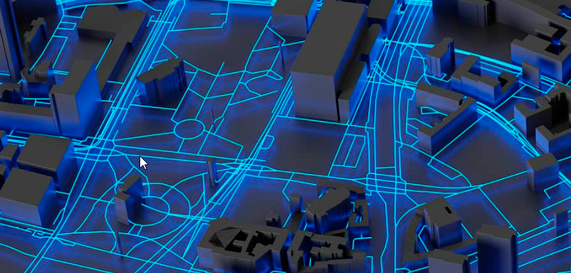 Instalação de sistema de monitorização em pavimento.