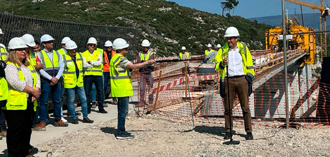 Visita Obras de Modernização da Linha da Beira Alta
