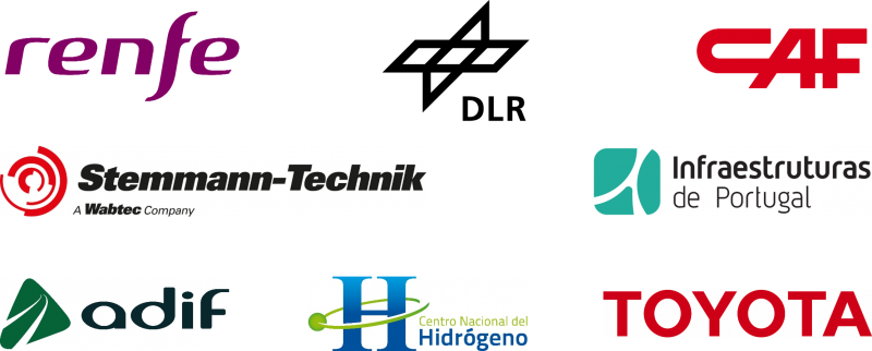 Consórcio de empresas que está a desenvolver o projeto FCH2Rail