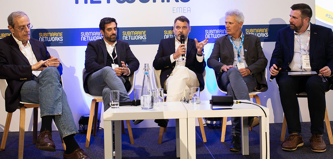 Imagem da presença da IP no Submarine Networks EMEA 2024