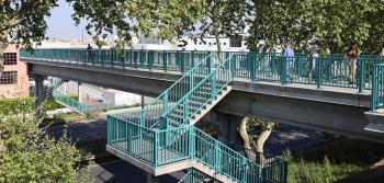 Concluída a obra na Passagem Superior de Peões na EN117