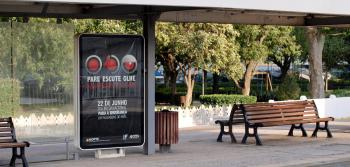 Mupi Estação de Vila Franca de Xira