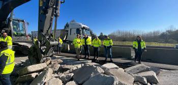 Visita à empreitada de beneficiação do IC2