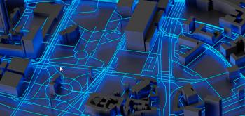 Instalação de sistema de monitorização em pavimento.