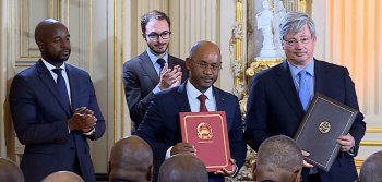 Imagem - Miguel Cruz, Presidente da Infraestruturas de Portugal e Énio Magalhães Costa da ANTT 