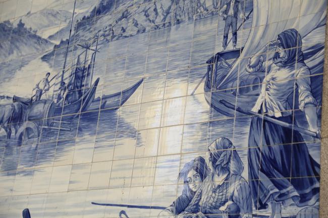 Azulejos Estação São bento