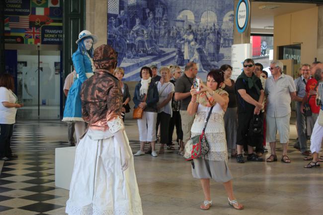 Evento Estátuas Vivas